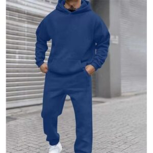 European And American Cross-border Autumn And Winter New Style Fleece-lined Fashion Sweatshirt Set, Casual Loose Long-sleeve Hoodie Wholesale