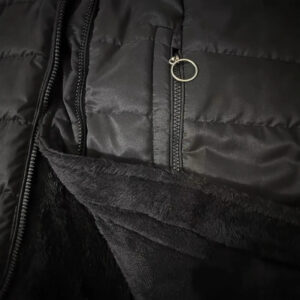 Hooded Thermal Cotton-padded Coat With Extra Fleece Lining
