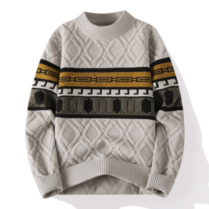 Mink Velvet Half Coltrui Heren - Verdikte Warme Gebreide Trui Voor Herfst Winter Casual Laagjes Basis Top